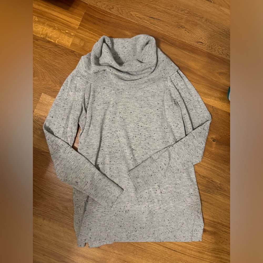 LOFT Cowl Neck Tunic Sweater